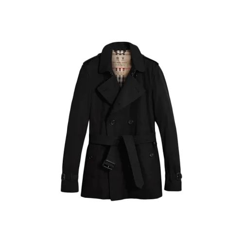 Burberry Тренчкот Мужской Черный