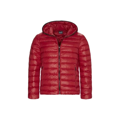 EMPORIO ARMANI EA7 Куртки и Пальто Мужской Красный
