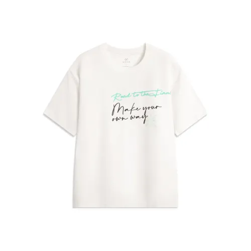 LINING Basketball Collection Т-Рубашка Мужская Шампанское Белый