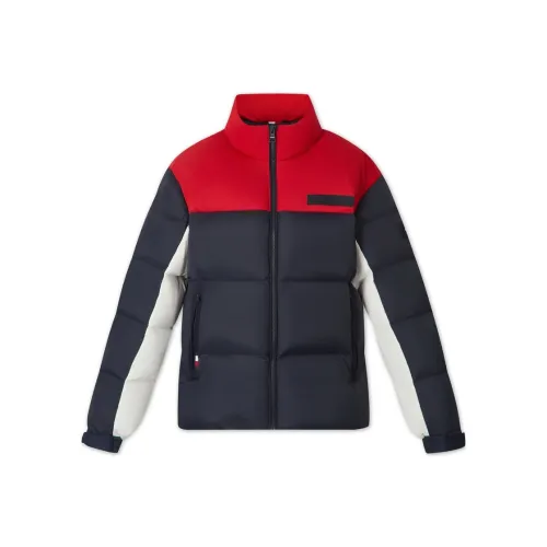Tommy Hilfiger Пуховик Мужской Темно-синий Красный Белый