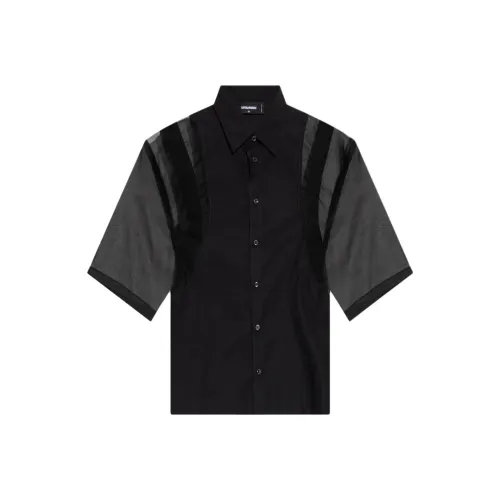 DSQUARED 2 Мужские Черные Рубашки