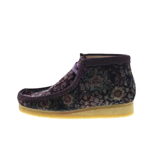 Clarks Originals WALLABEE Ботильоны Фиолетовый Коричневый Унисекс