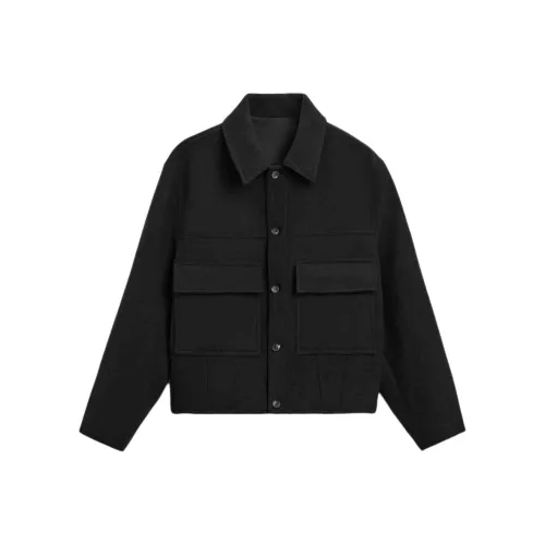 ZARA Мужские черные куртки