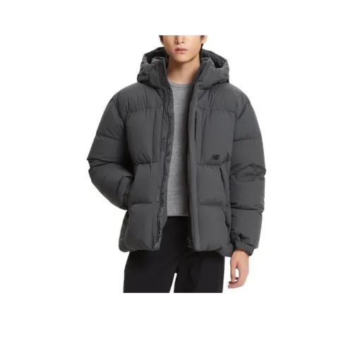 New Balance Пуховик Унисекс Темно-Серый