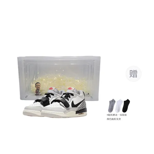 Джордан Legacy 312 противоскользящий низкий топ детские баскетбольные кроссовки белые серые подростковые