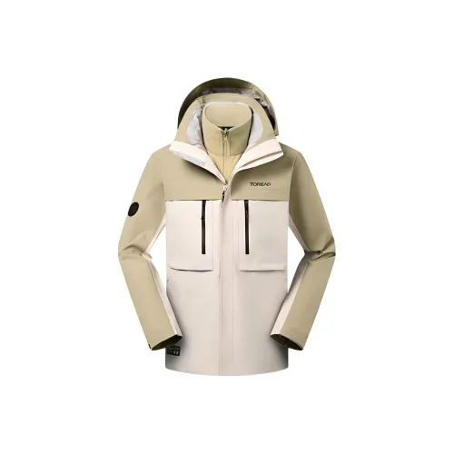 TOREAD Водонепроницаемый Дышащий And Водоотталкивающий Термозащитный Ветровка Мужской Галька Коричневый