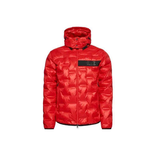 EMPORIO ARMANI EA7 Куртки и Пальто Мужской Красный