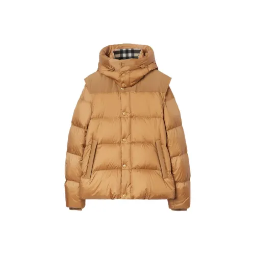 Burberry FW23 Пуховик Мужской Абрикос