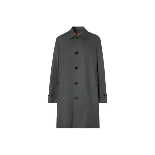 Burberry FW24 Пальто Мужское Графитовый Серый