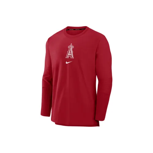 nike x MLB Los Angeles Angels Аутентичная коллекция Игрок Куртки и Пальто Мужской Красный