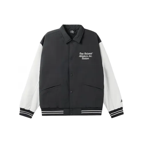 New Balance совместный бренд Бейсбольная куртка Мужской Черный