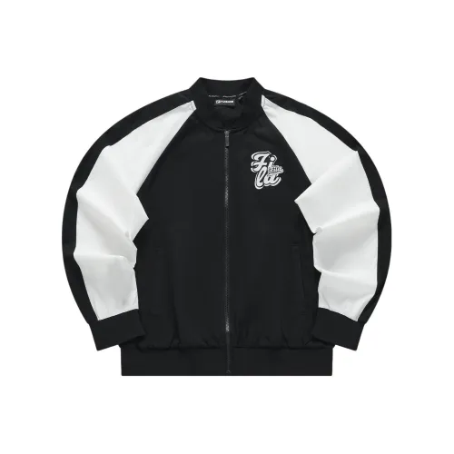 FILA FUSION Бейсбольная куртка Мужская Глубокий черный