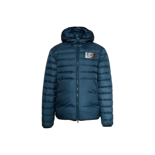 EMPORIO ARMANI EA7 Куртки и Пальто Мужской Синий