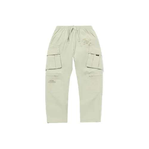 Лайнер x GUGONG·BAOYUNLOU Sports Fashion Collection Карго Брюки Унисекс М Серо-Зеленый