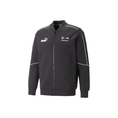 PUMA x BMW Коллаборация Motorsport MT7 Мужская Спортивная Куртка Мужская Черная