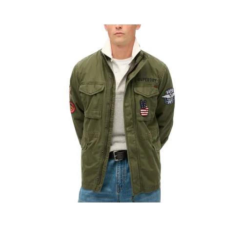 SUPERDRY Куртки и Пальто Мужской Зеленый