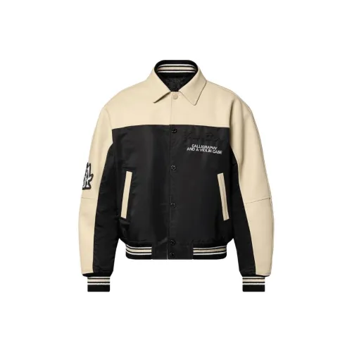 LOUIS VUITTON SS24 Бейсбольная куртка Куртки Пальто Мужской Черный