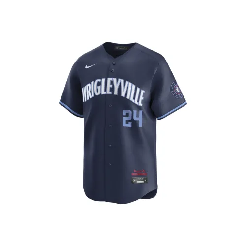 nike Chicago Cubs Cody Bellinger Городской Connect Бейсбольная куртка Мужской Морской синий