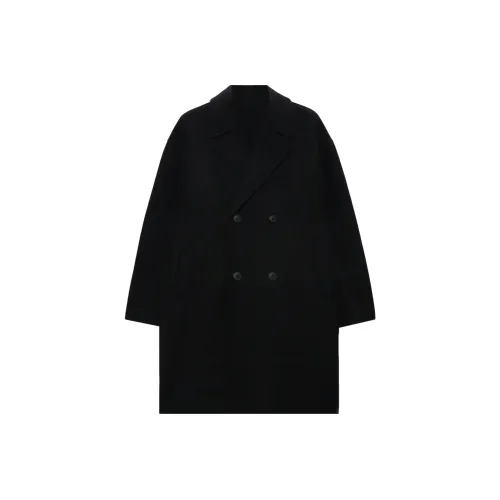 WILD LEADER Черное унисекс пальто