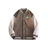 Коричневый (M Панда Reading Книга Грудь Эмблема)