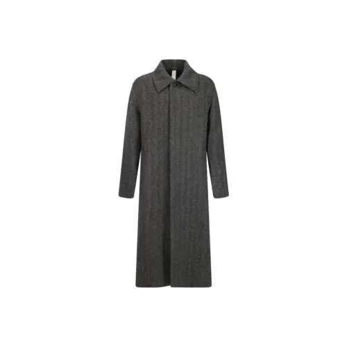 Sunflower Gray Men's Coat Подсолнух Серый Мужской Пальто