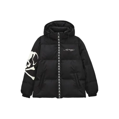 Ed Hardy Черный Мужской Пуховик