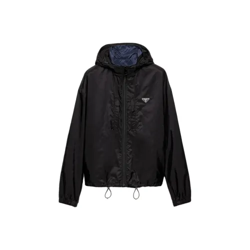 PRADA Мужские черные куртки