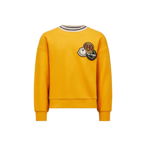 MONCLER GENIUS Palm Angles Collaboration Collection Ярко-желтый Унисекс Свитшоты