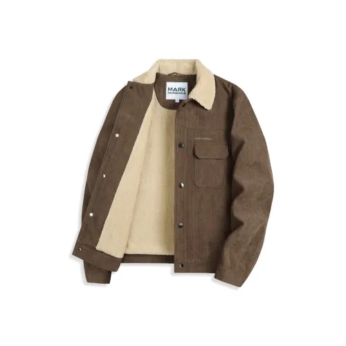 FAIRWHALE Куртки и пальто Мужской Какао-коричневый