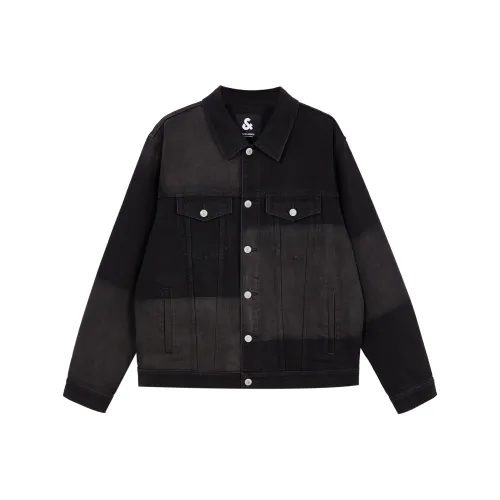 JACK&JONES A16 Темно-серый деним Мужские куртки