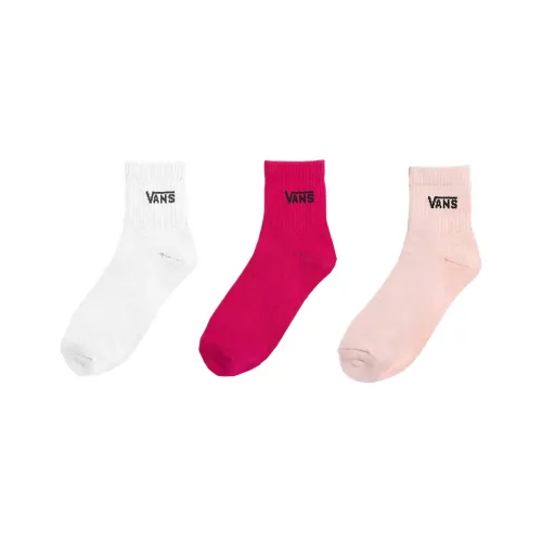 VANS HALF CREW 3 шт Смешанный цвет Женские Носки MID до икры