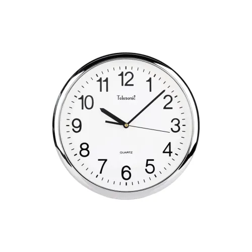 TELESONIC Секундный стрелка, унисекс, настенные часы, белый