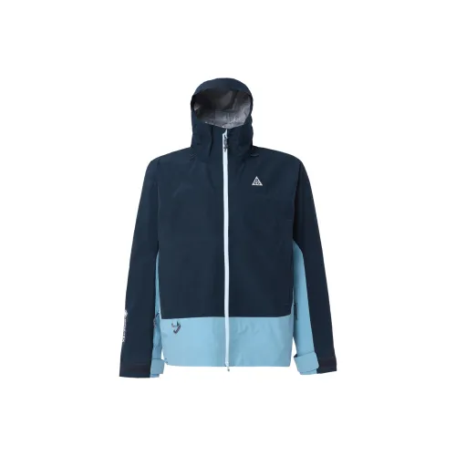 Nike ACG STORM Водонепроницаемый Ветрозащитный And Дышащий Ветровка Унисекс Арсенальный темно-морской синий