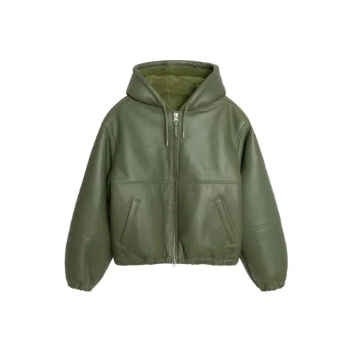 Stussy Праздника FW23 Work Куртка Овчина Куртка Унисекс Зеленый