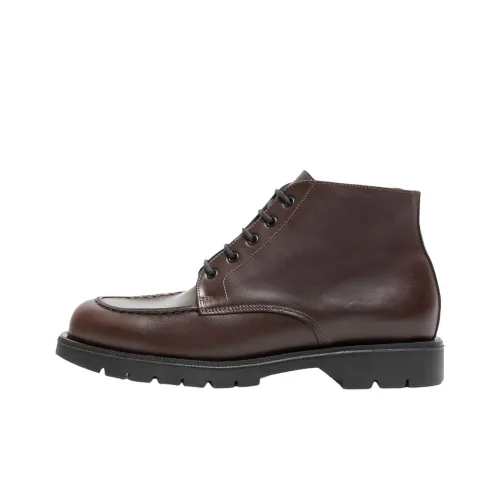 KLEMAN CLEON MANUFACTURE OXAL KP Ботильоны 3 см Унисекс Темно-коричневый