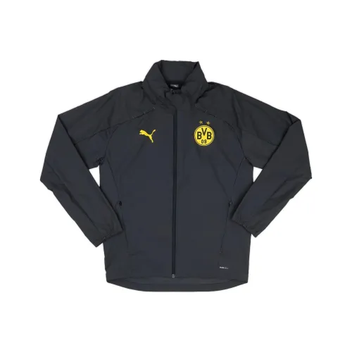 PUMA Borussia Dortmund Мужские Черные Куртки