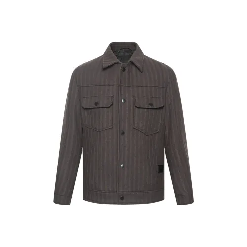 LESS IS MORE Куртка Мужская Серый Кофейный