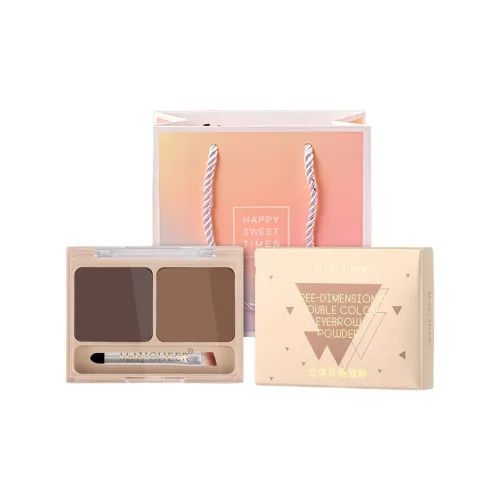 MAYCHEER Двухтонная пудра для бровей 2,5 г + 2,5 г