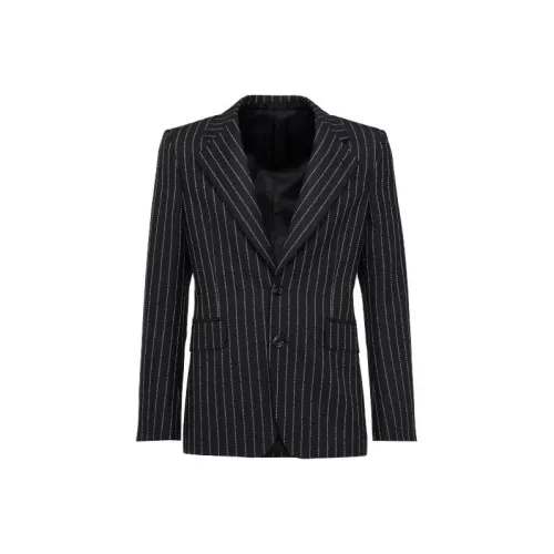 Alexander McQueen Neat Плечо Одинадвухгрудная Куртка Куртки и Пальто Мужской Черный