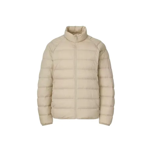 UNIQLO Пуховик Мужской Светлый Бежевый