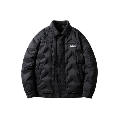 JINBEILE Пуховик Унисекс Черный