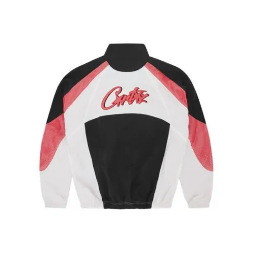 Corteiz Co-brand Черный Красный Мужская Куртка