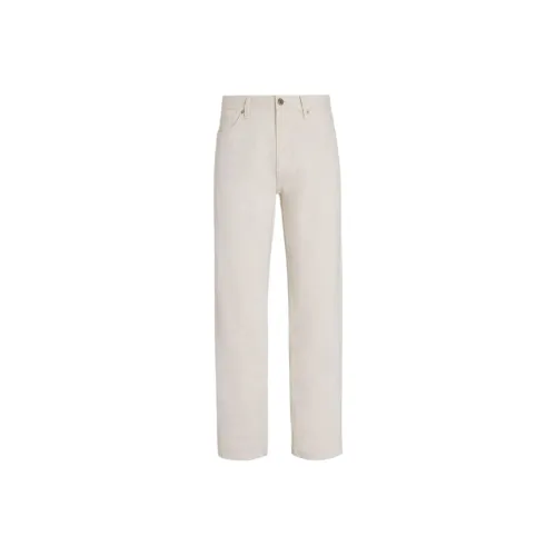 Ermenegildo Zegna Ecru Мужские Джинсы