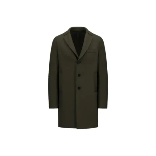 HARRIS WHARF LONDON Пальто Мужское Мшито-Зеленый