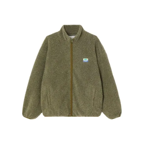 AMERICAN VINTAGE A.M FW24 Куртка Hoktown Бархат Feel Пальто Мужской Оливково-зеленый