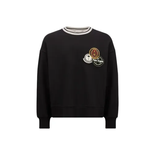MONCLER GENIUS x PALM ANGELS Свитшот Унисекс Черный