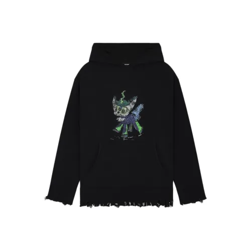 WE11DONE Черный Унисекс Свитшоты