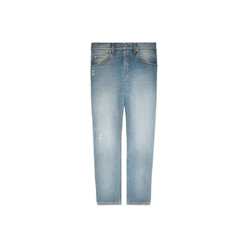 GUCCI Light Blue Men's Jeans GUCCI Светло-голубые мужские джинсы