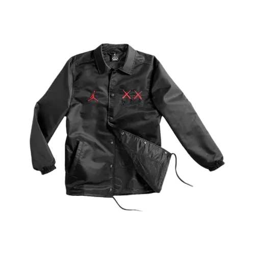 Джордан x KAWS Air Jordan x Kaws Coaches Куртки Пальто Мужской Черный