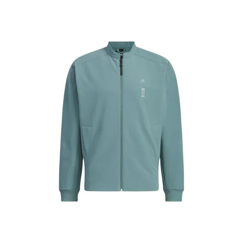 Adidas Wuji Series Wuji MUST HAVE Ткани вязаные Куртка Куртки Пальто Мужской Туманный Emeralds